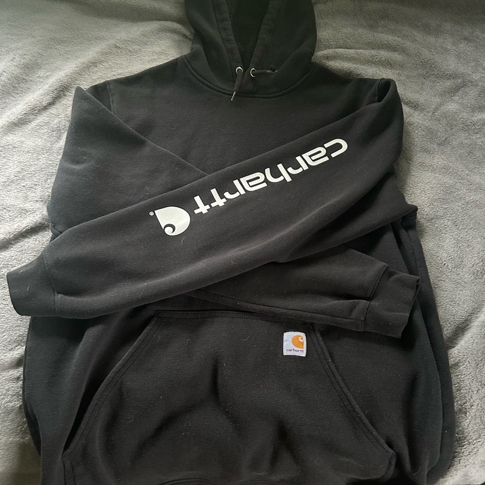 Carhartt Black Sweatshirt Hoodie Essential